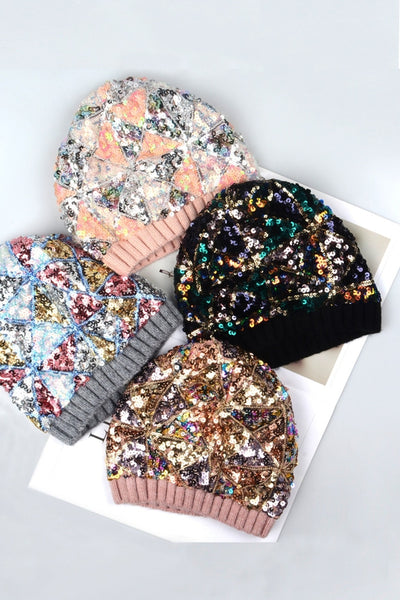 Sequin Beanie