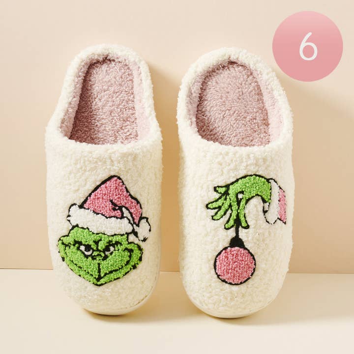 Grinch Cozy Slippers