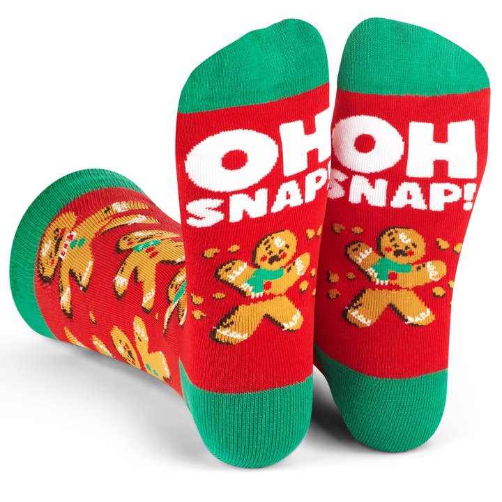 Oh Snap Gingerbread Socks