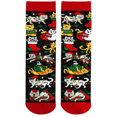 Here Comes Santa Claws Socks