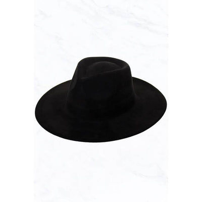 Suede Peach Top Fedora Hat