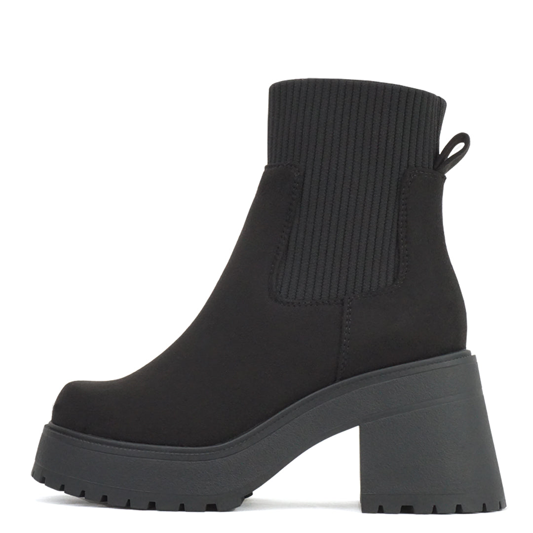 Lug Sole Sweater Bootie