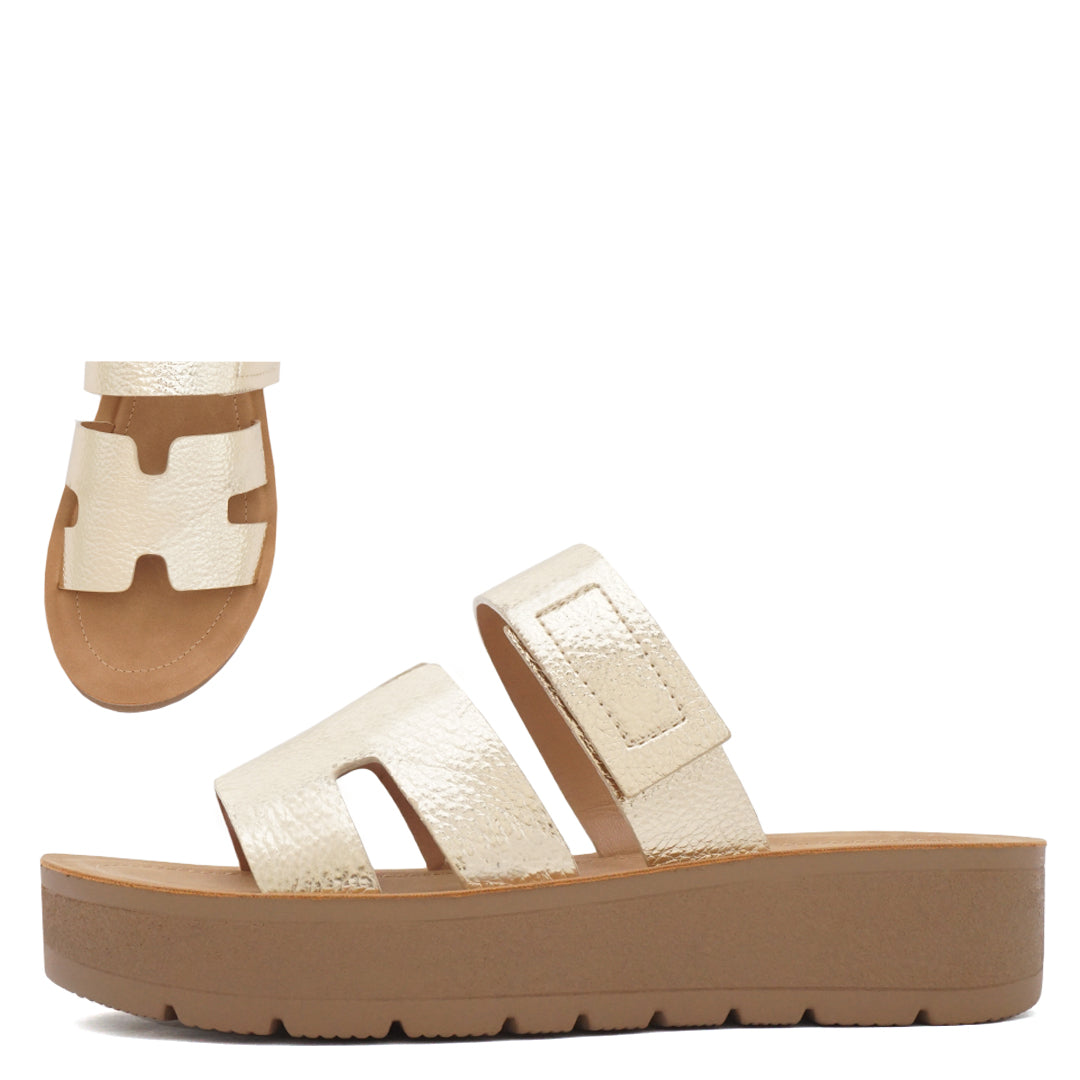 Double Strap Platform Sandal