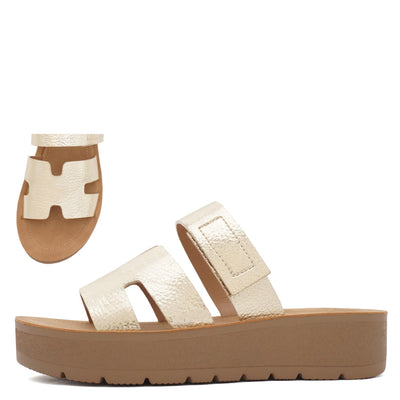 Double Strap Platform Sandal