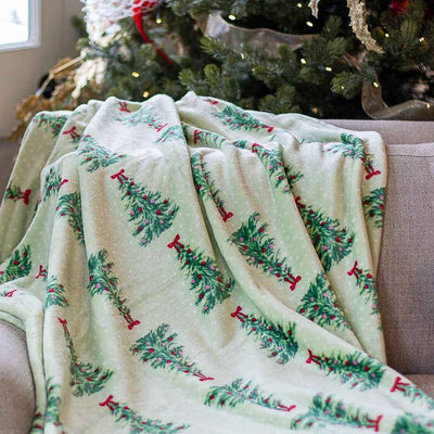 Noel Tree Throw Blanket