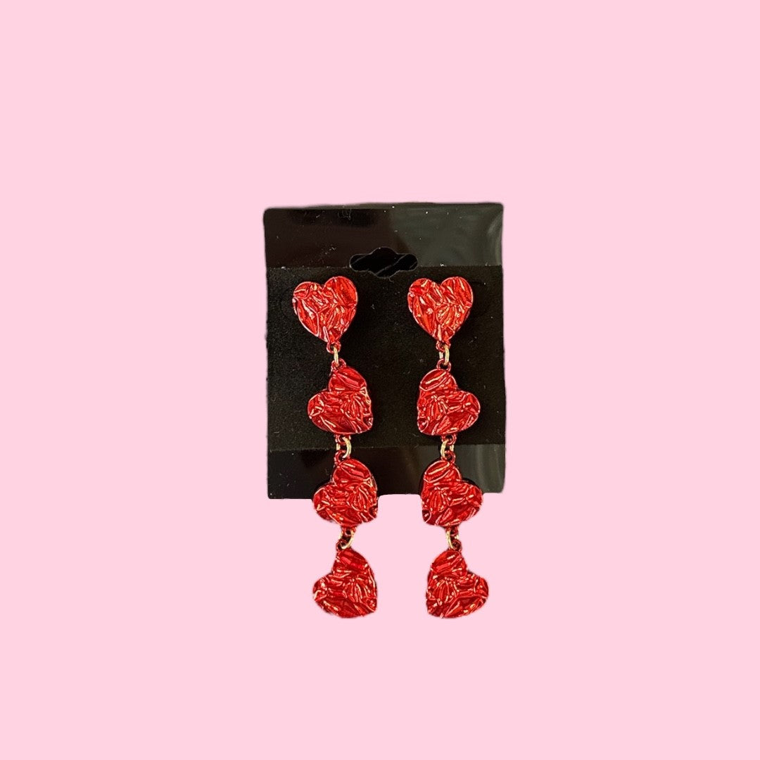 Dangle Heart Earrings