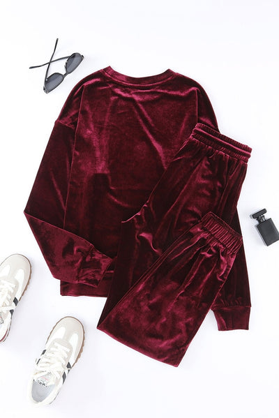 Velvet Pajama Set