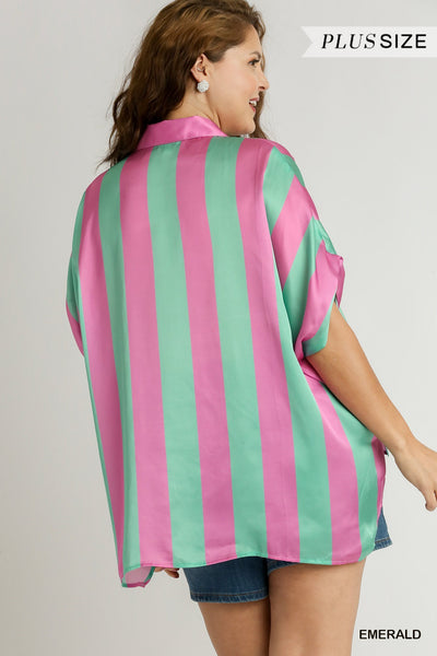 Oversized Stripe Blouse