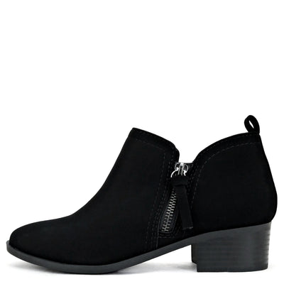 Zip Up Notch Bootie