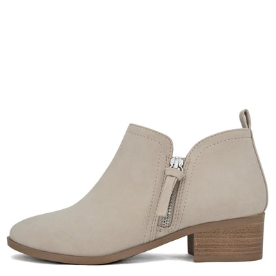 Zip Up Notch Bootie